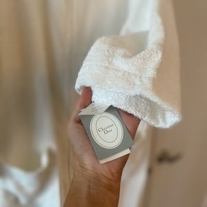 Christian Dior vintage new with tags size small zip front house coat